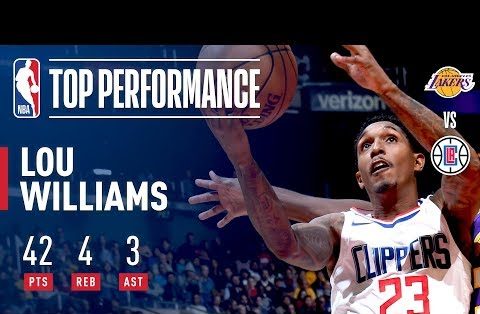 Lou Williams scores 42 points against the Lakers - Eurohoops