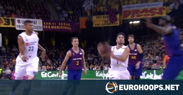 Τhe Facundo Campazzo amazing dribble and behind the head ...