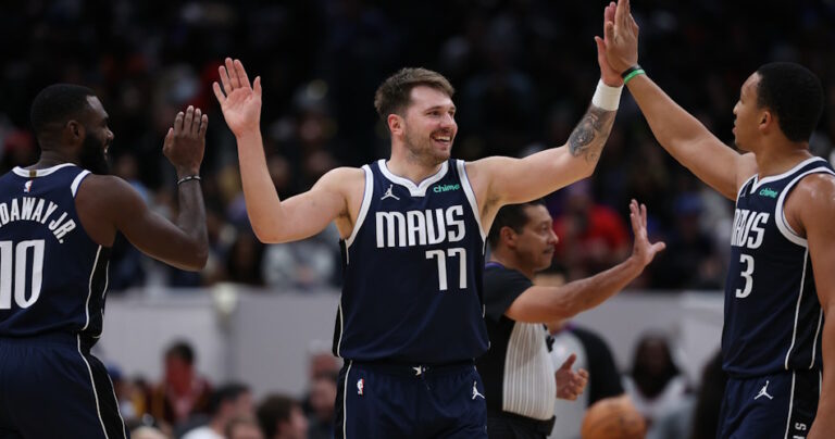 Luka Doncic registers his first half-time triple-double and passed ...