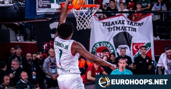 Vernon Carey Jr Karşıyaka formasıyla parkeyde