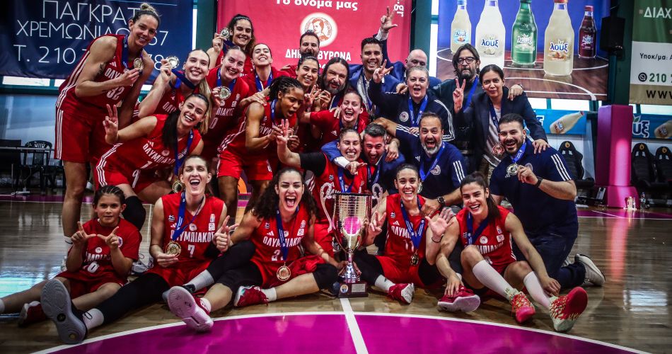 olympiacos women champion