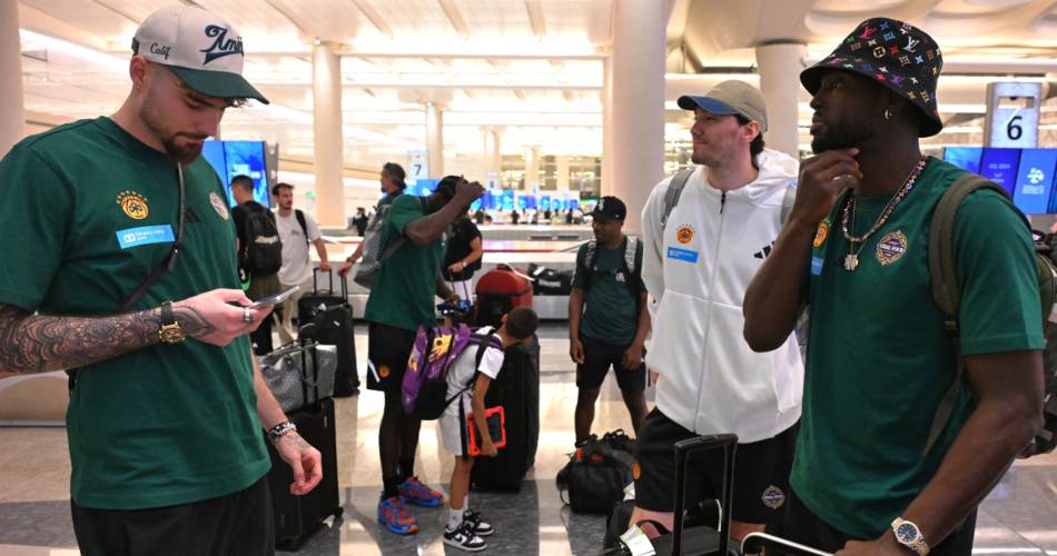 Juancho-Hernangomez-Cedi-Osman-Jerian-Grant-Panathinaikos-Abu-Dhabi-arrival