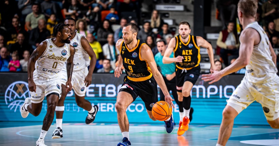 BCL: ΑΕΚ και Τενερίφη έκαναν το 3/3, με Μερσίν η Καρδίτσα