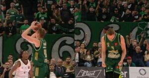 Marius-Grigonis-Panathinaikos-ASVEL-3-pointer