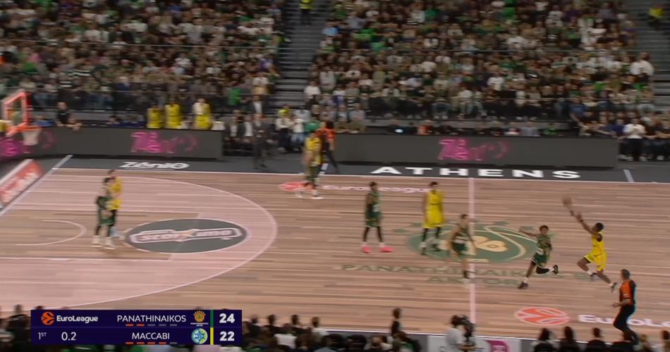 ΤΙ ΕΒΑΛΕ ο Κλαρκ στο ΟΑΚΑ: Buzzer beater πίσω από το κέντρο!