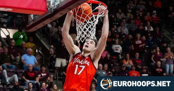 Αβδάλας: “Διψήφιος” στην οριακή νίκη του Βιρτζίνια Τεκ κατά του Σίρακιουζ