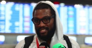 Keneth-Faried-Panathinaikos-airport-press