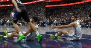 Santi-Aldama-Cooper-Flagg-Dallas-Mavericks-Memphis-Grizzlies-tripped