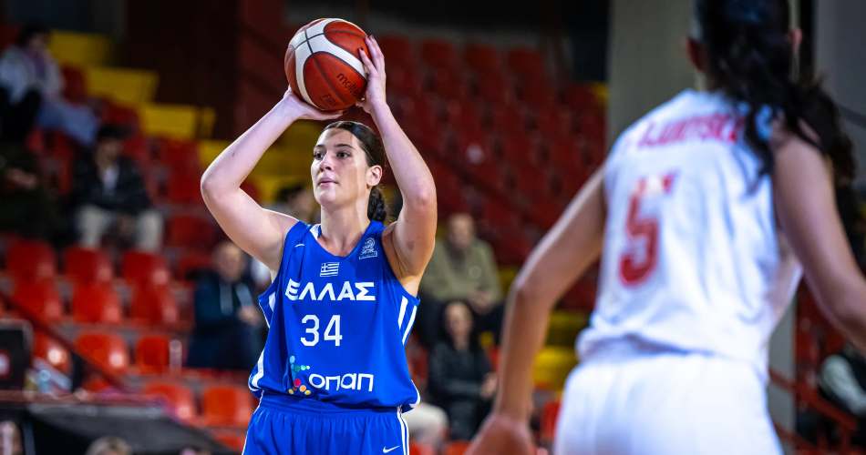 Εθνική Γυναικών: Σούπερ Χριστινάκη & Φασούλα και (πρώτη) νίκη στα Σκόπια για τα προκριματικά του EuroBasket 2027