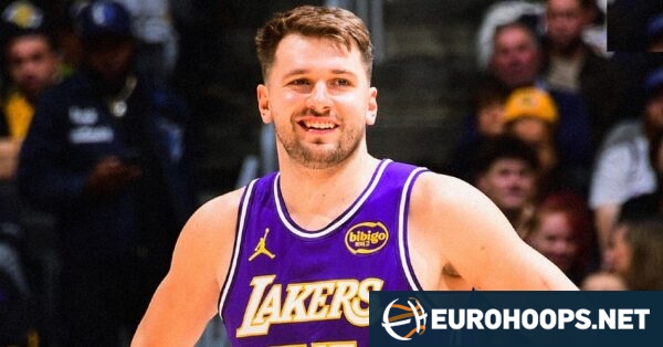 Luka Doncic acompanha estreia histórica do BC Roma contra o Bahçeşehir Koleji