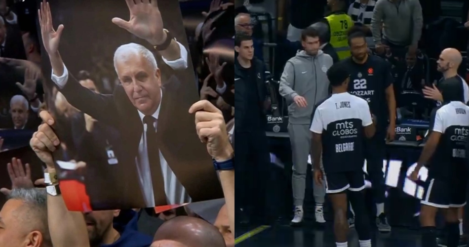 Παρτιζάν: Με γιούχα και πλακάτ… Ομπράντοβιτς η υποδοχή στην Belgrade Arena (video)