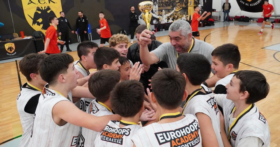 Χρυσό μετάλλιο στους 2013, τέταρτη θέση στους 2012 του AEK BC Academy New Year’s Tournament!