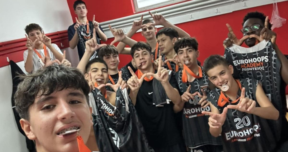 Χάλκινο μετάλλιο η Eurohoops Academy στο 2ο Valencia Basket Torneo στην Αργολίδα!
