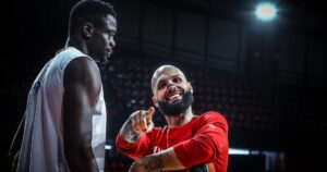 Moustapha-Fall-Evan-Fournier-Olympiacos-practice