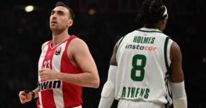 Nikola-Milutinov-Richaun-Holmes-Olympiacos-Panathinaikos