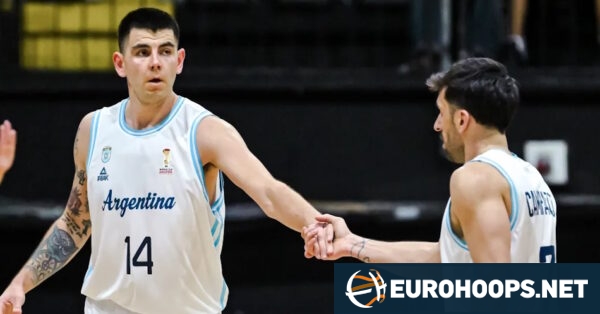 Gabriel Deck suffered a shoulder injury in the game against Canada