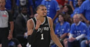 Victor-Wembanyama-Oklahoma-City-Thunder-San-Antonio-Spurs-Game-7-hyped
