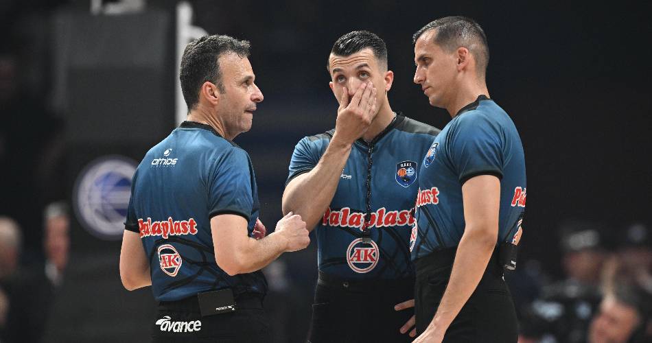 Παναθηναϊκός – Ολυμπιακός: Οι διαιτητές του δεύτερου Τελικού στο ΟΑΚΑ