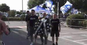 Brescia-fans-Mauro-Ferrari-press-conference