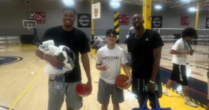 Giannis-Antetokounmpo-Bam-Adebayo-Las-Vegas-practice