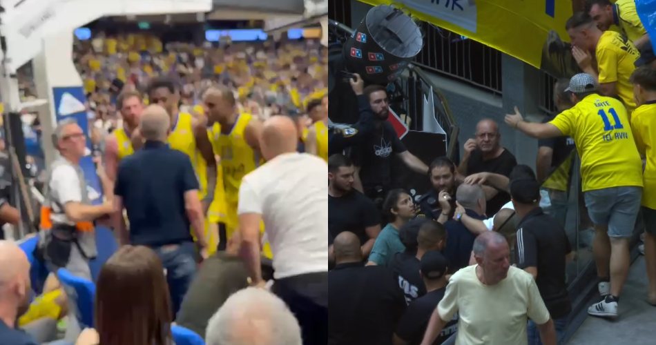Jaylen-Hoard-fan-Maccabi-Tel-Aviv-Hapoel-Tel-Aviv-altercation
