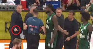 Cenk-Yildirim-Olympiacos-Panathinaikos-Game-3-money-gesture