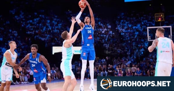 Victor Wembanyama destaca en una dominante victoria de Francia sobre Eslovenia