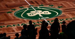 Panathinaikos-glass-floor-logo