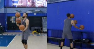 Steph-Curry-Golden-State-Warriors-juggling-balls