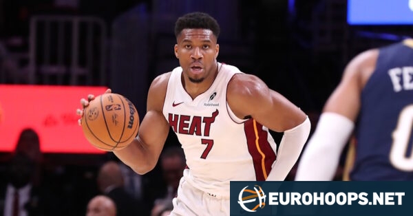 Giannis Antetokounmpo brilha na estreia em casa pelo Miami Heat na pré-temporada da NBA